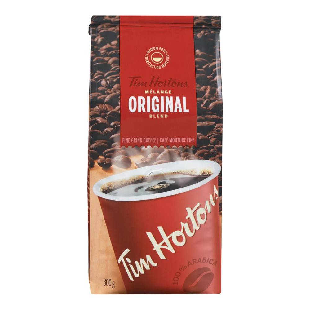 Tim Hortons Original Blend Medium Roast Fine Grind Coffee (300 g)