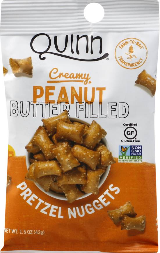 Quinn Creamy Peanut Butter Filled Pretzel Nuggets (1.5 oz)