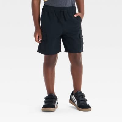 Toddler Boys' Quick Dry Pull-On Shorts - Cat & Jack™ Black 4T