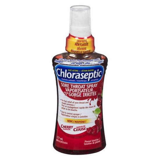 Chloraseptic Sore Throat Spray Cherry Flavour (177 ml)