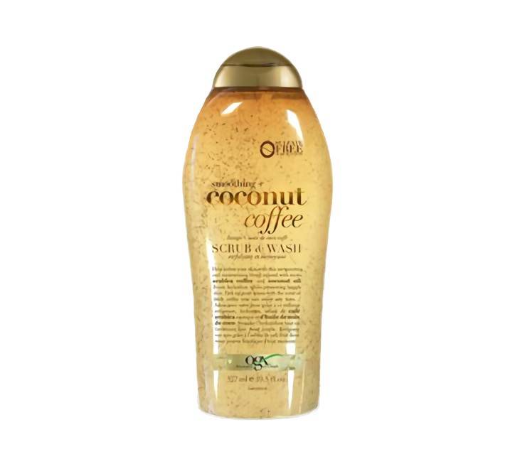 OGX Smoothing + Coconut Coffee Scrub & Wash