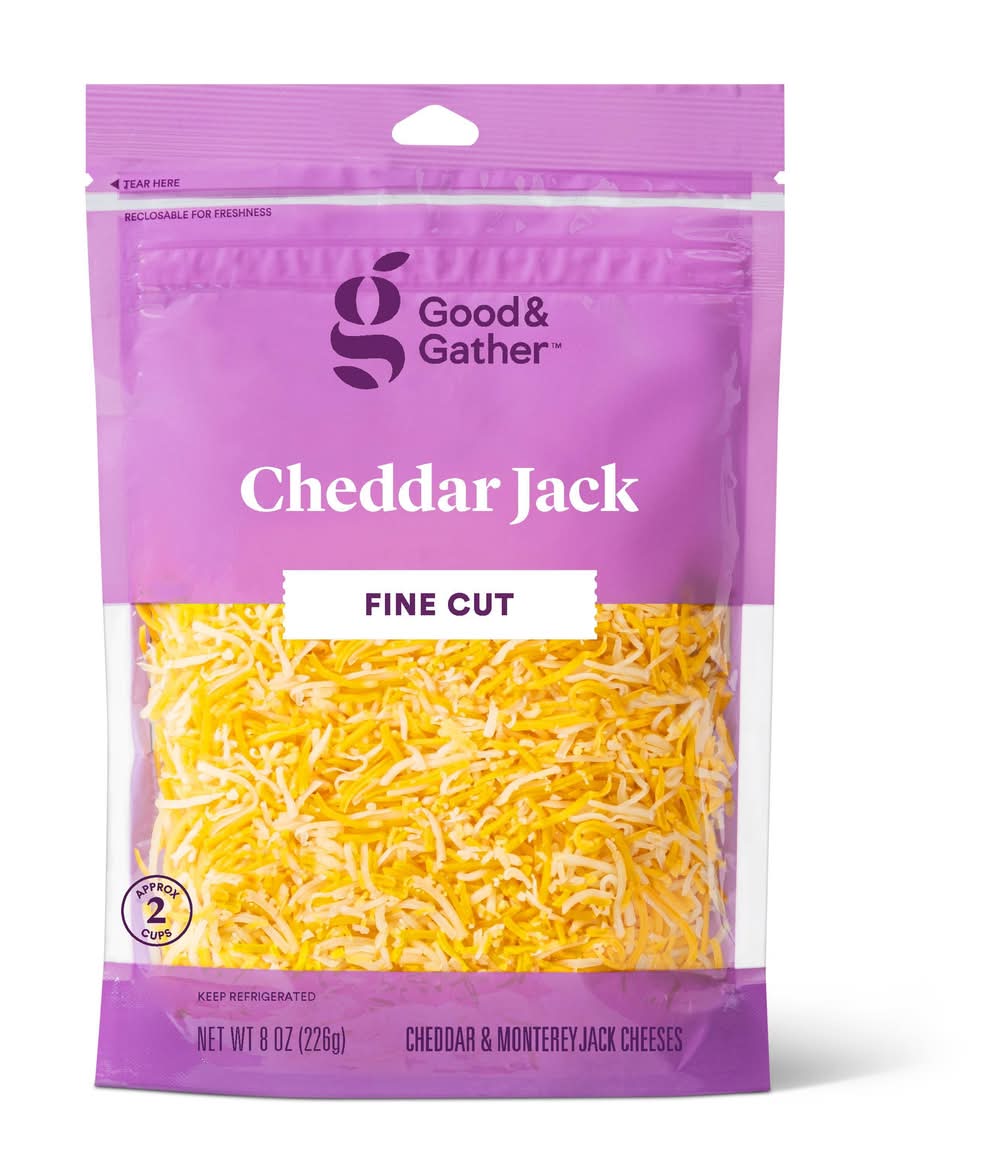 Good & Gather Finely Shredded Cheddar Jack Cheese (8 oz)