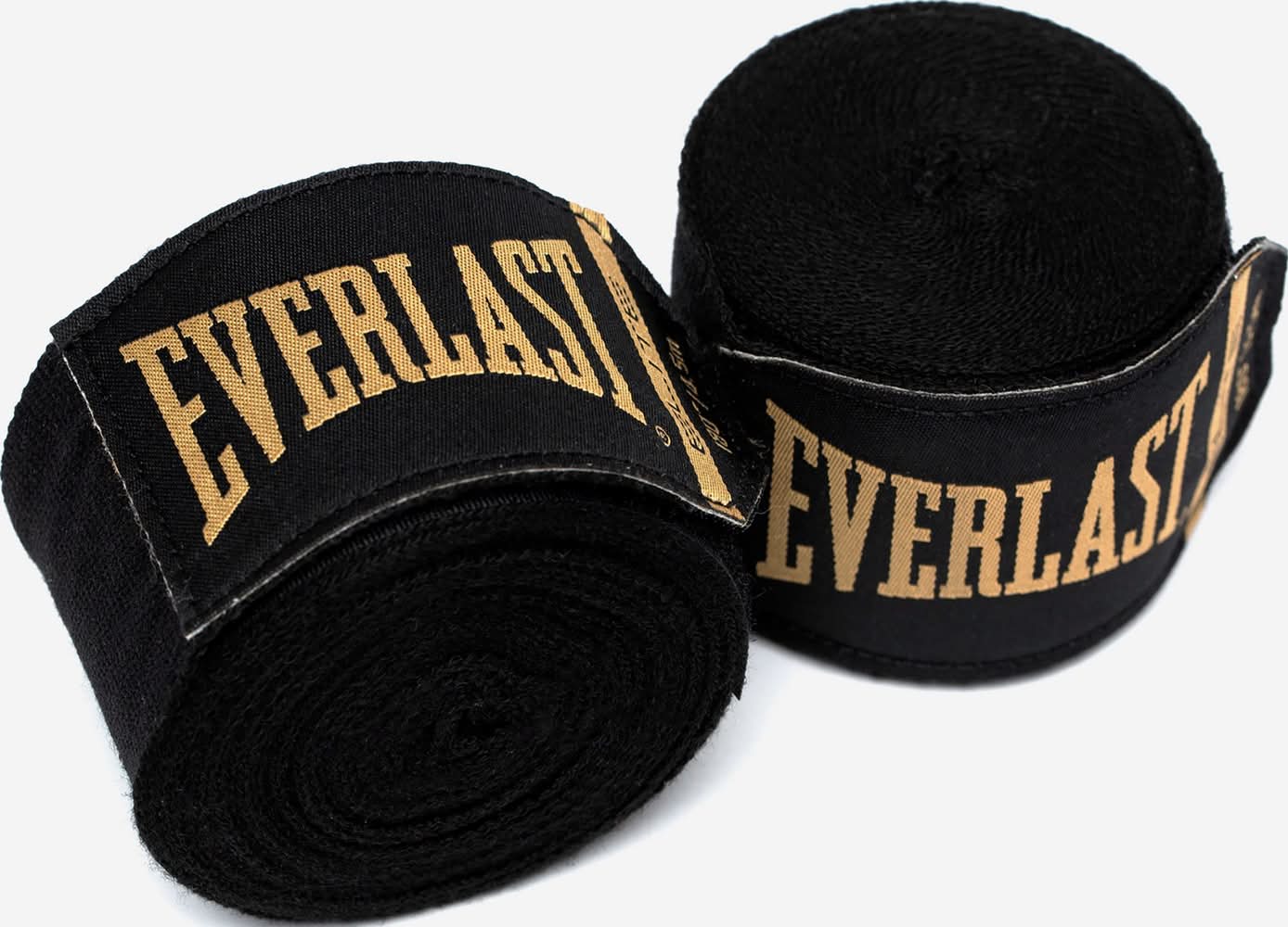 Everlast Elite 180” Hand Wraps (Black, 180IN)