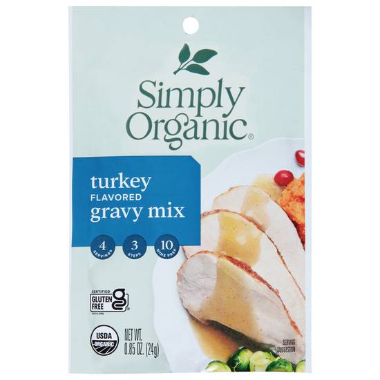 Simply Organic Turkey Flavored Gravy Mix