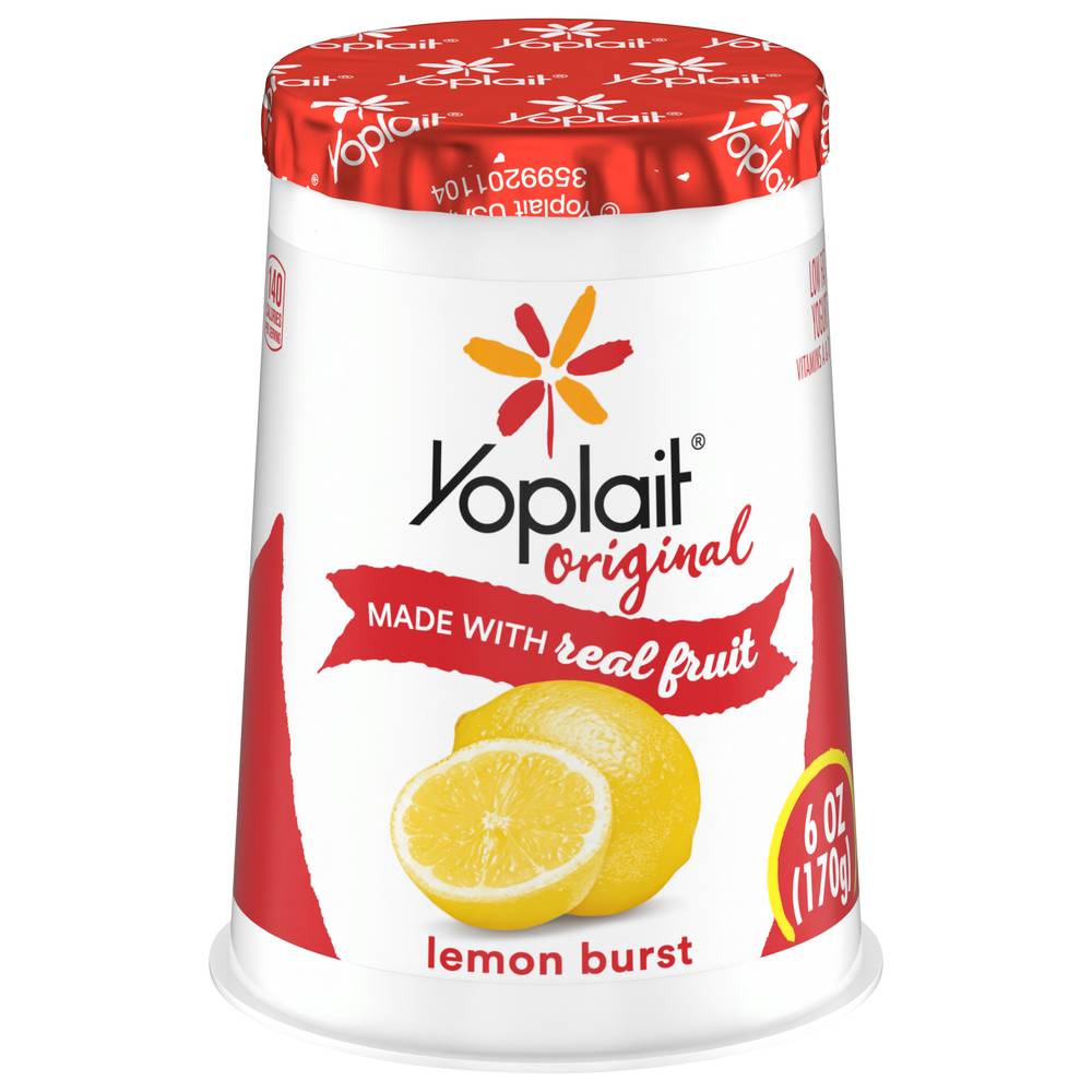 Yoplait Lowfat Original Lemon Burst Yogurt (6 oz)