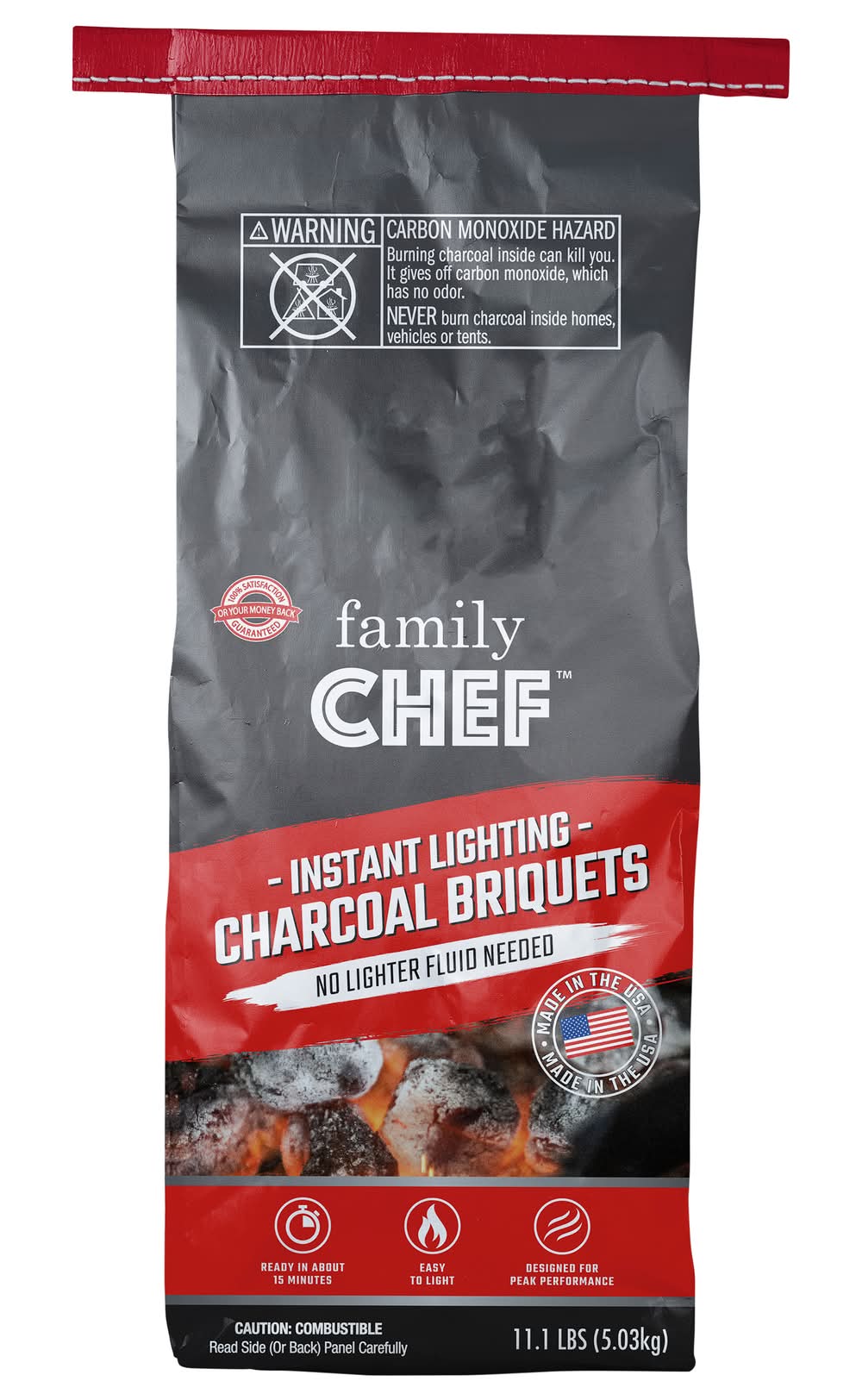 Family Chef Instant Lighting Charcoal Briquets