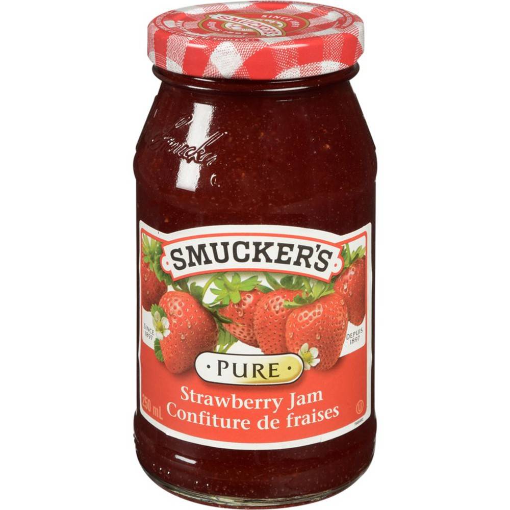 Smucker's Pure Jam, Strawberry (250 ml)