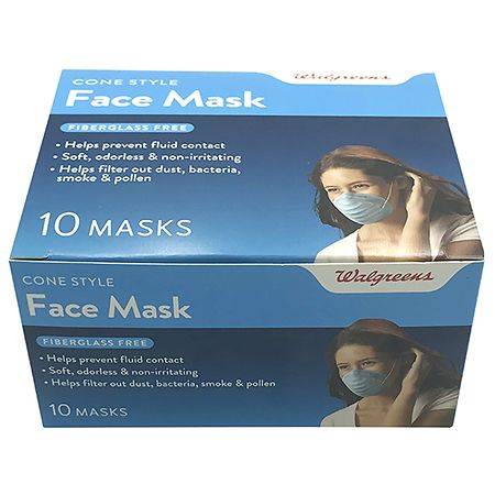 Walgreens Cone Face Mask (10 ct)