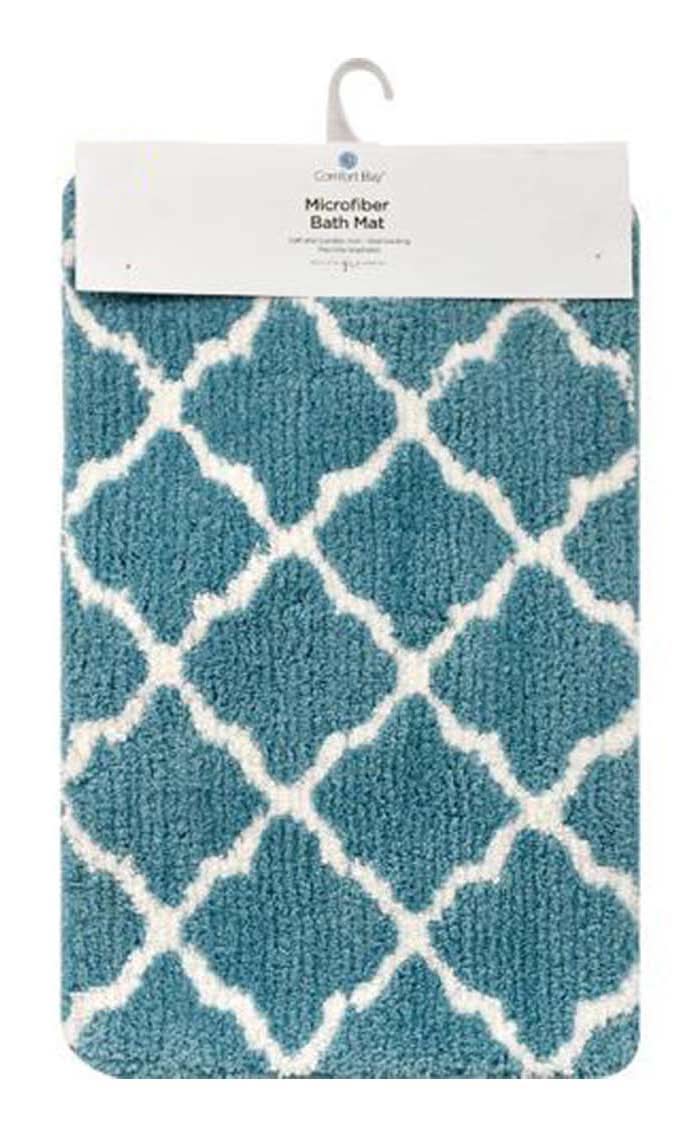 Comfort Bay Microfiber Bath Mat 17 In X 26 In
