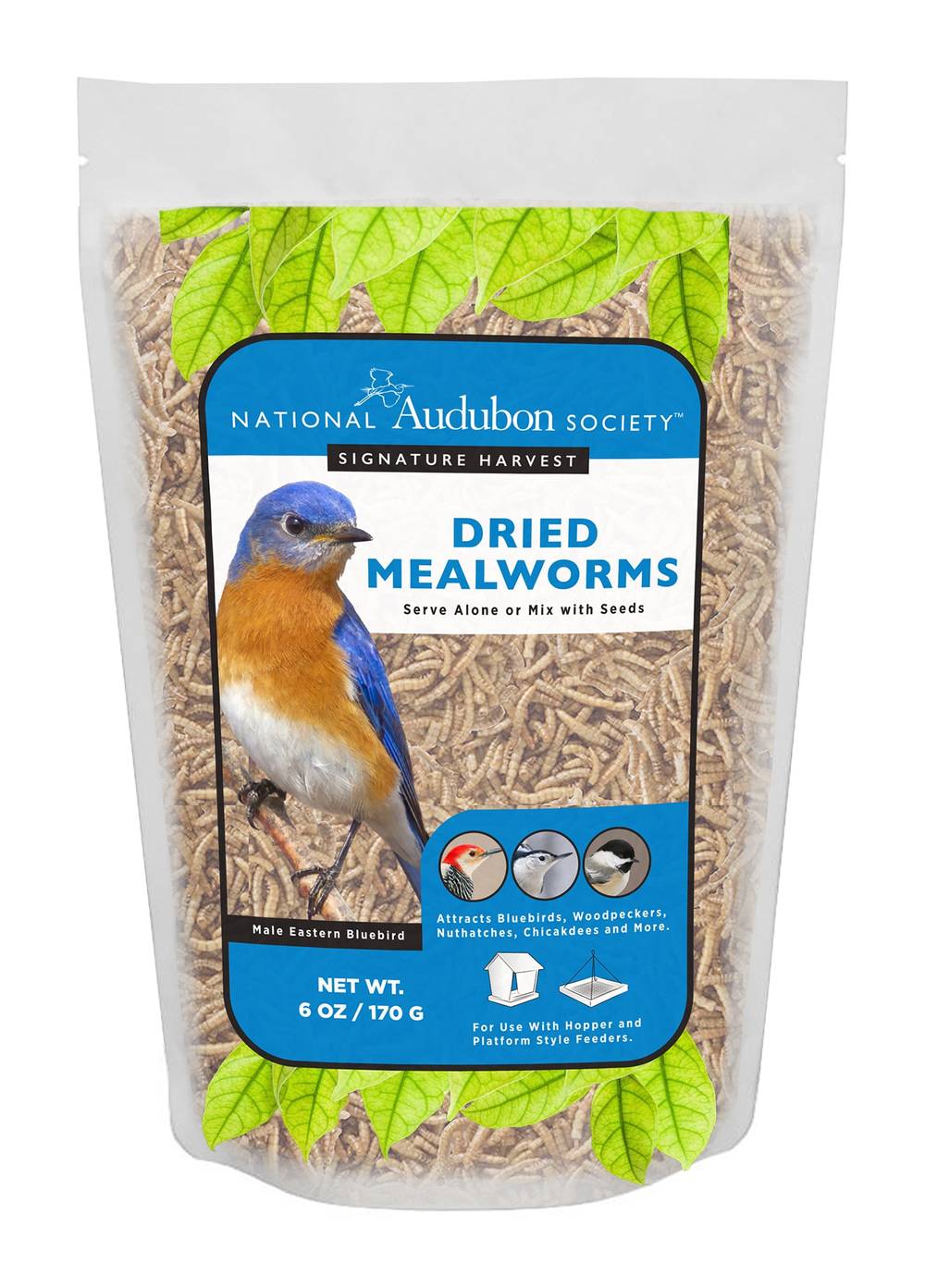 National Audubon Society Mealworms Mealworms Bird seed 6 Ounce(s) | 009482