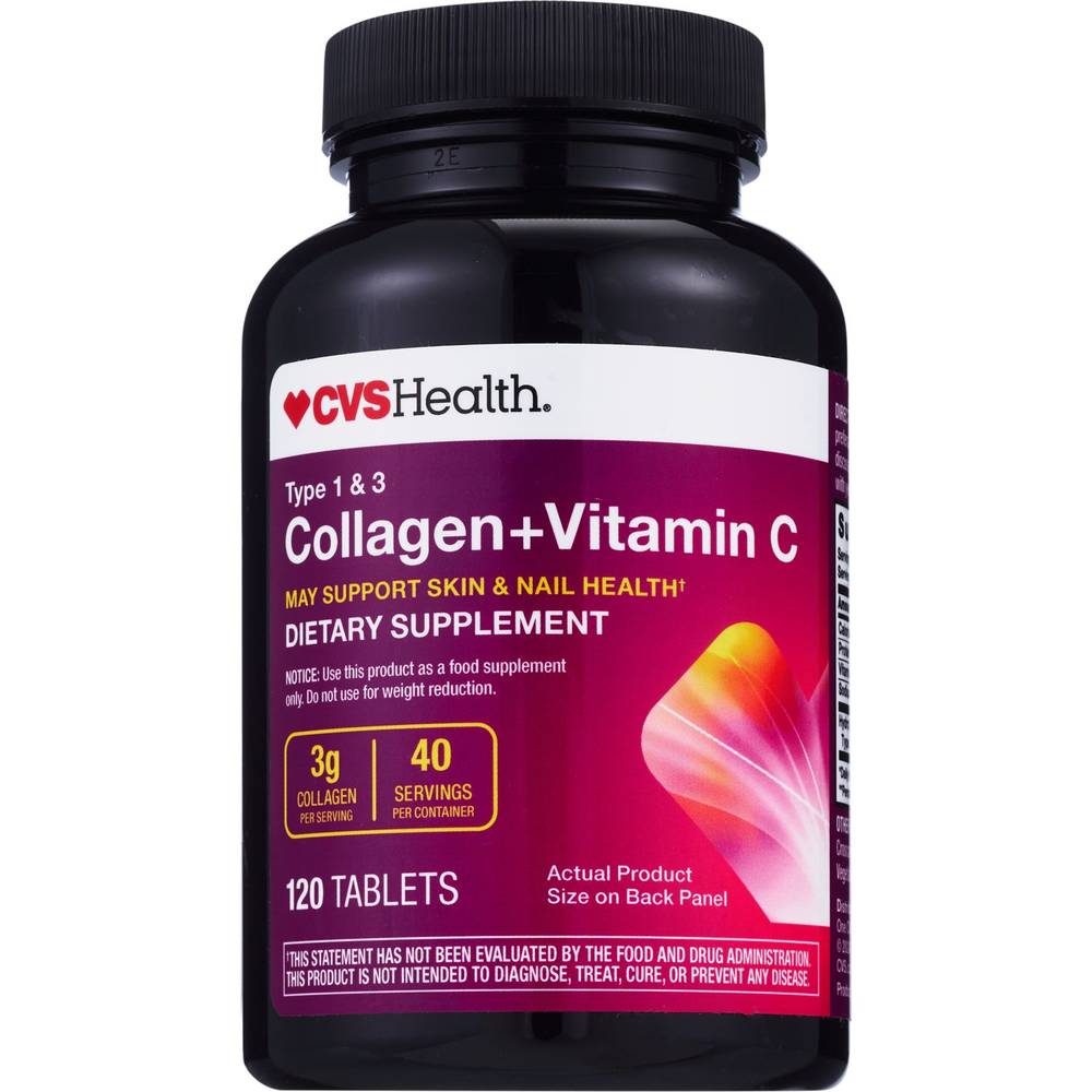 CVS Health Collagen + Vitamin C Tablets (120 ct)