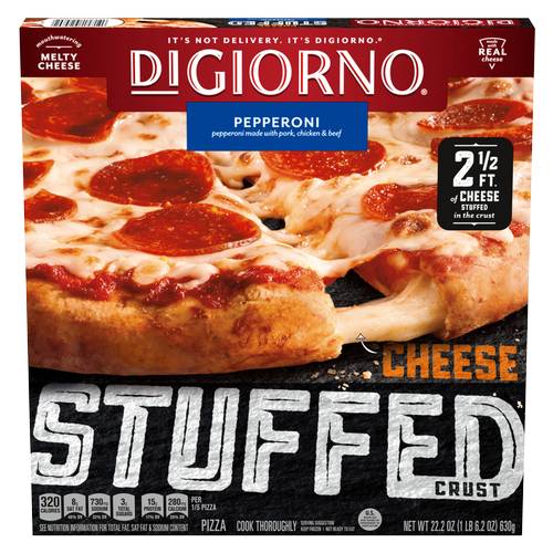 DiGiorno Frozen Cheese Stuffed Crust Pepperoni Pizza, 22.2oz