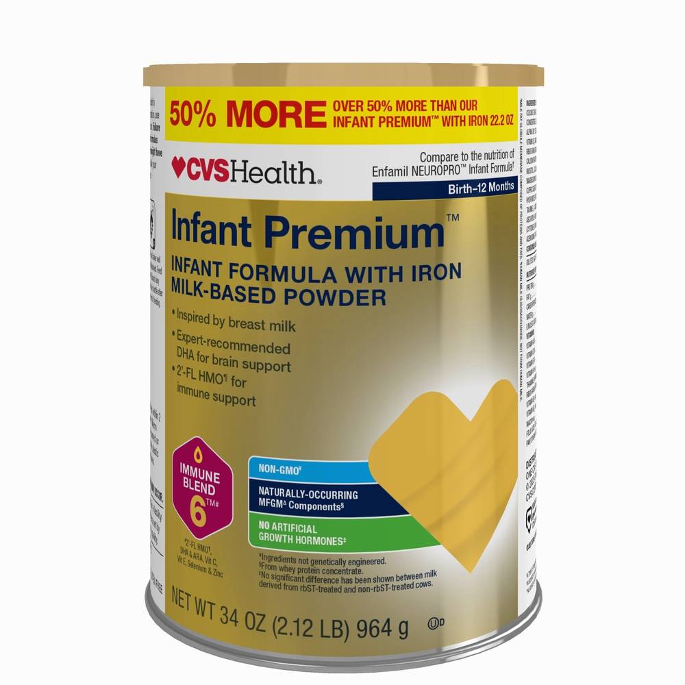 CVS Health Infant Powder Formula, 34 OZ