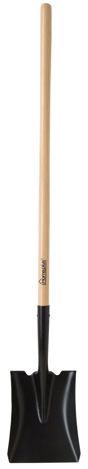 Home Plus 56 In. Steel Square Transfer Shovel Wood Handle