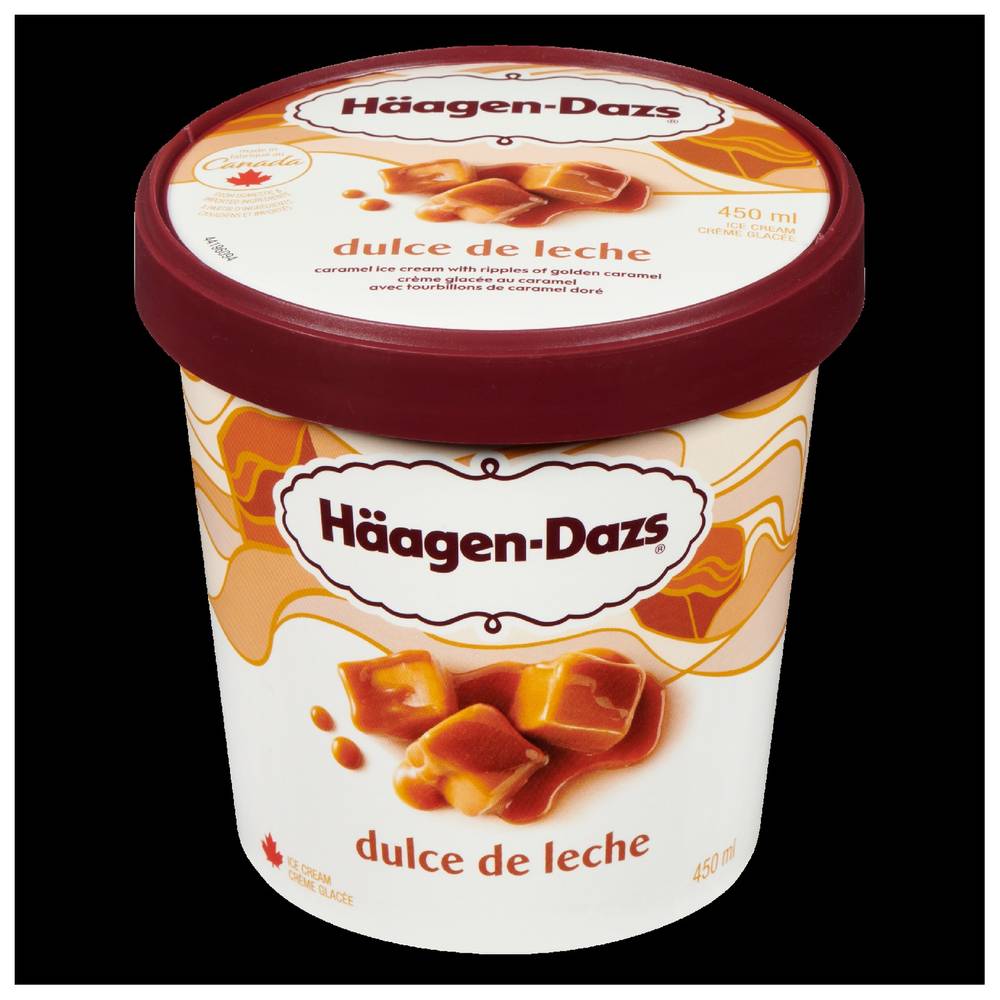 Häagen-dazs crème glacée - ice cream (dulce de leche)