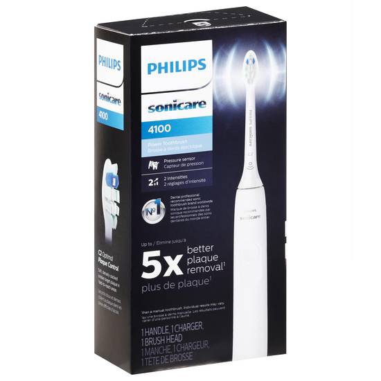 Philips Sonicare 4100 Power Toothbrush Rechargeable Electric Toothbrush With Pressure Sensor