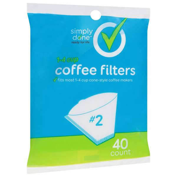 Simply Done #2 Cone Coffee Filters