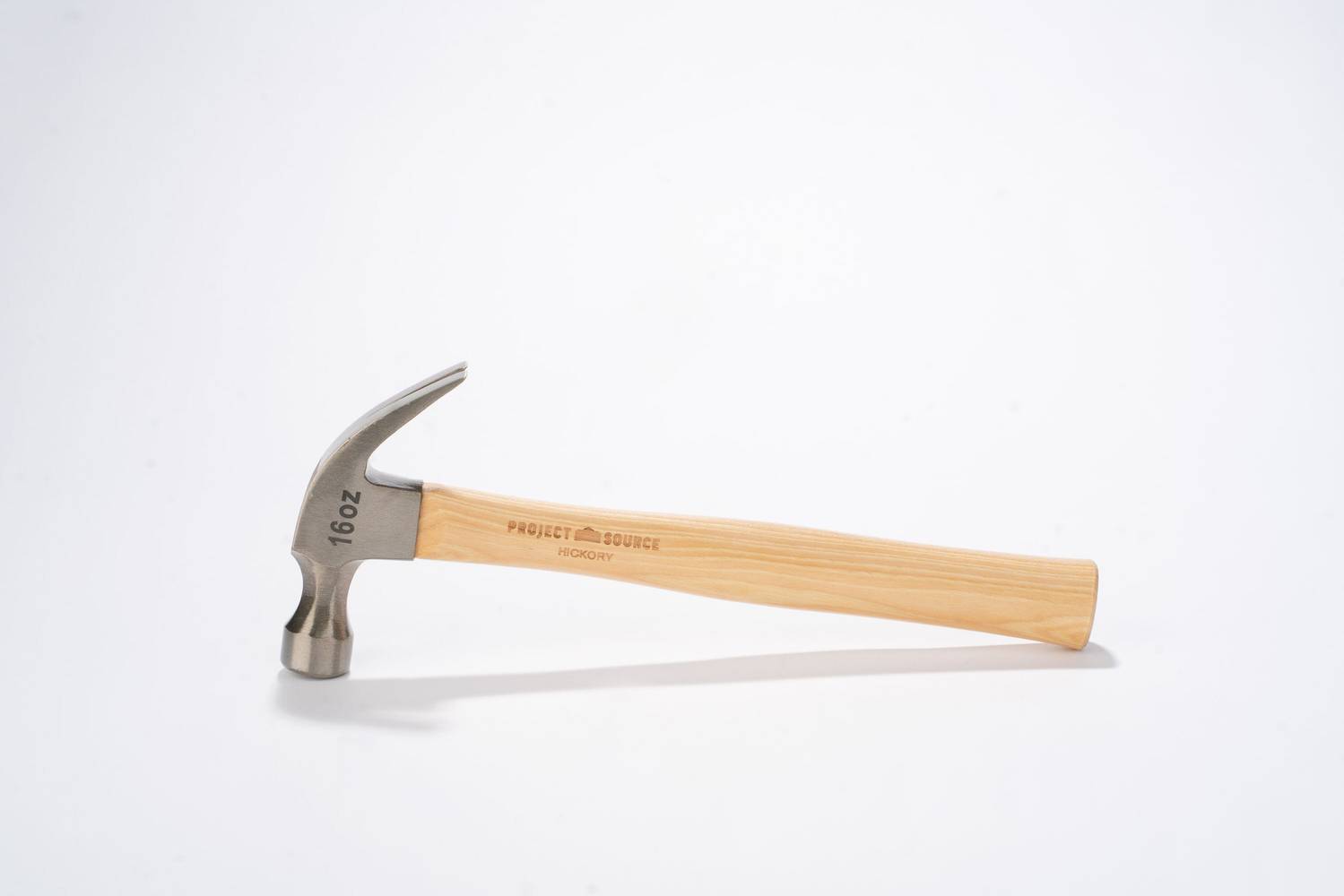 Project Source 16-oz Smooth Face Steel Head Wood Claw Hammer | 69320