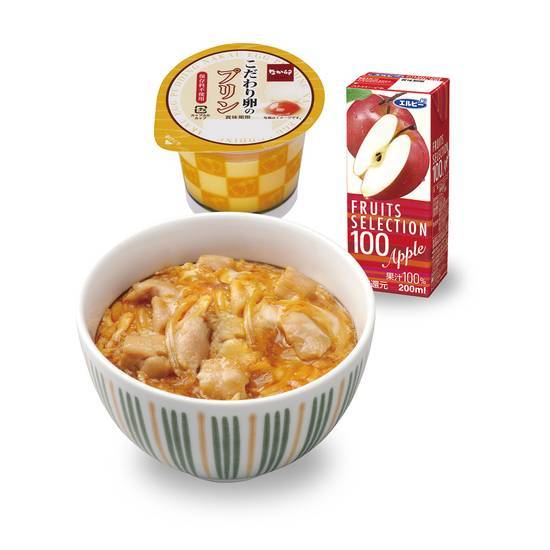 お子様親子丼セ�ット Meal Combo w/Chicken & Egg Rice Bowl