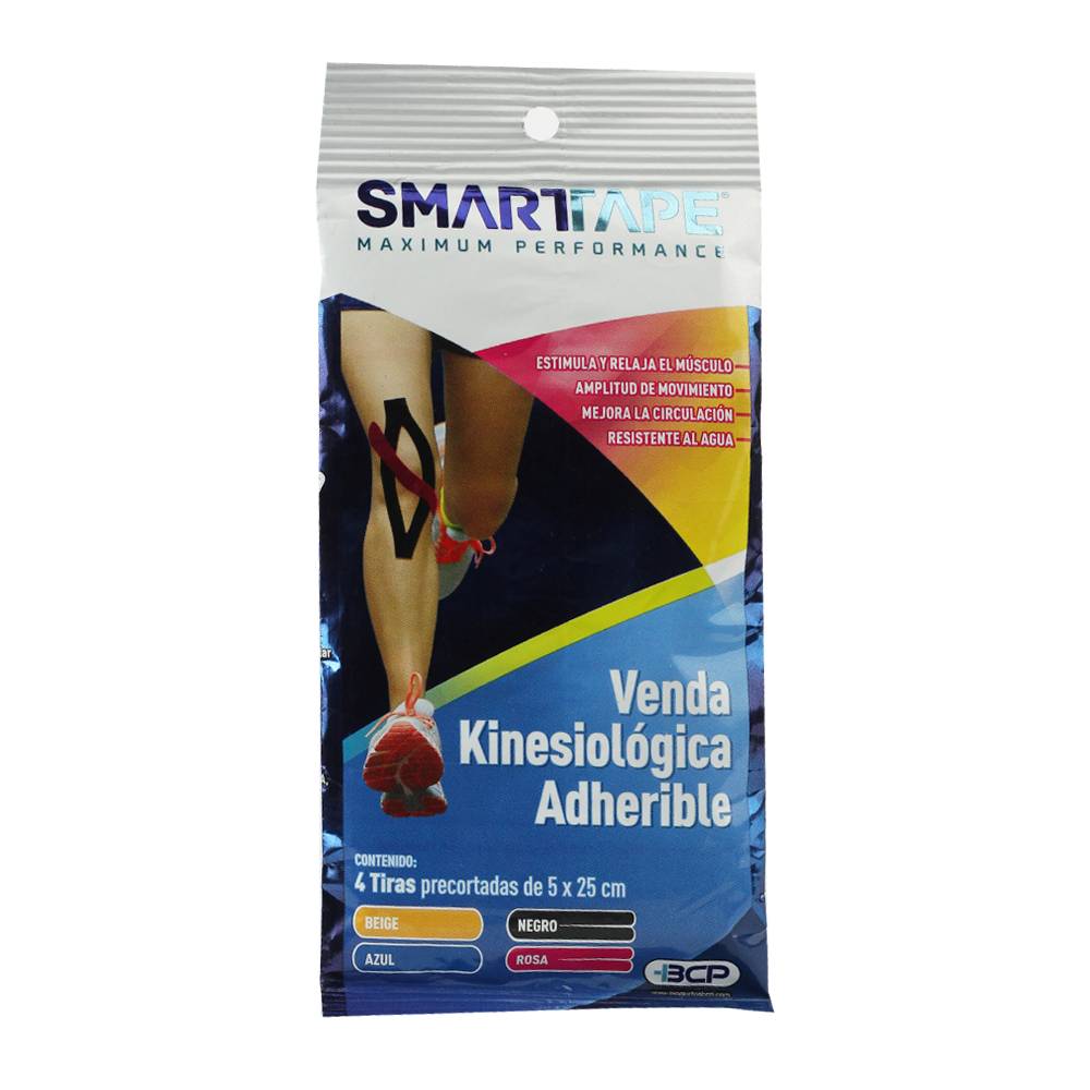 Smarttape venda kinesiológica adherible (1 pieza)