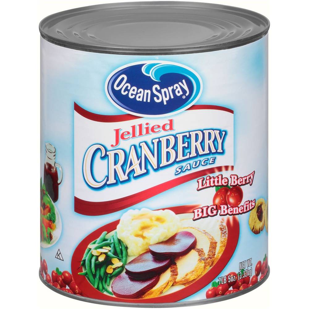 Ocean Spray Jellied Cranberry Sauce (6 x 7 lbs)