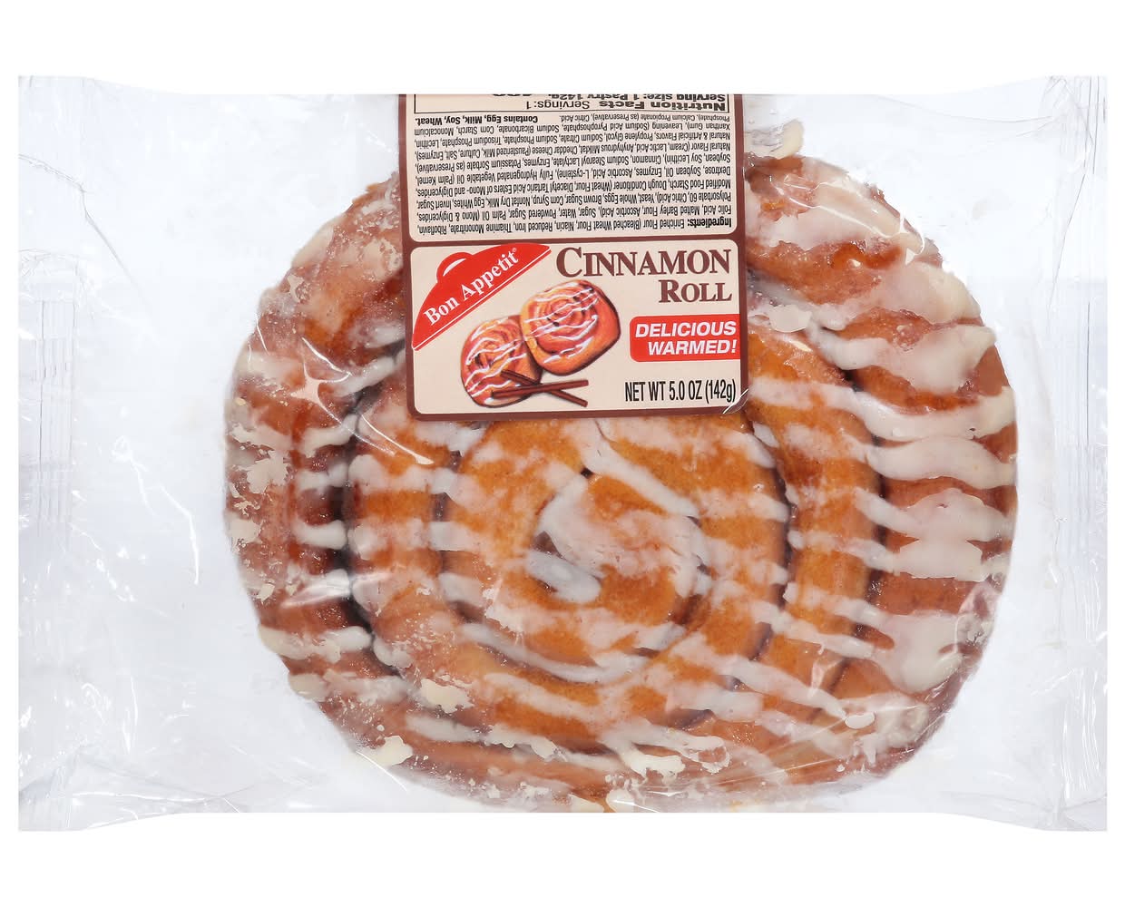 Bon Appetit Delicious Warmed Roll, Cinnamon (5 oz)