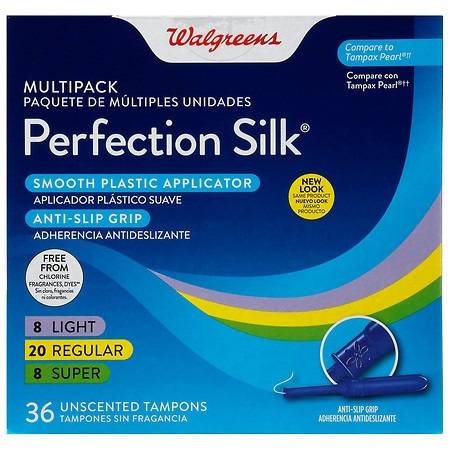 Walgreens Multipack Perfection Silk Unscented Tampons (36 ct)