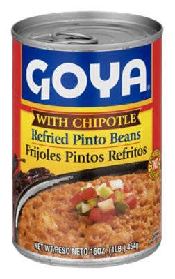 Goya Refried Pinto Beans With Chipotle