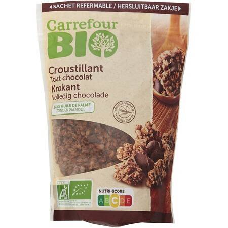 Bio - FID - Céréales bio tout chocolat Carrefour Bio - le paquet de 375g