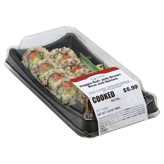 Sushic Veggie Roll With Brown Rice and Quinoa (10 ct)