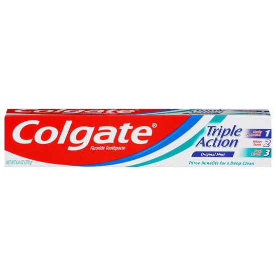 Colgate Triple Action Original Mint Toothpaste
