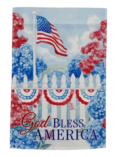 God Bless America Garden Flag By Celebrate It