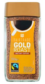 Co-op Fairtrade Gold Roast Instant Coffee 100g