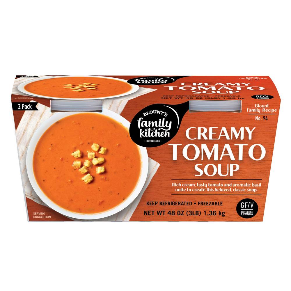 Blount's Family Kitchen Creamy Tomato Soup (2 ct)