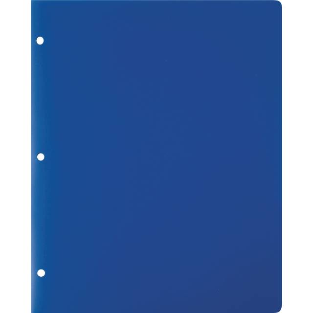 Caliber Portfolio Durable Poly w/2 Pockets Assorted Colors