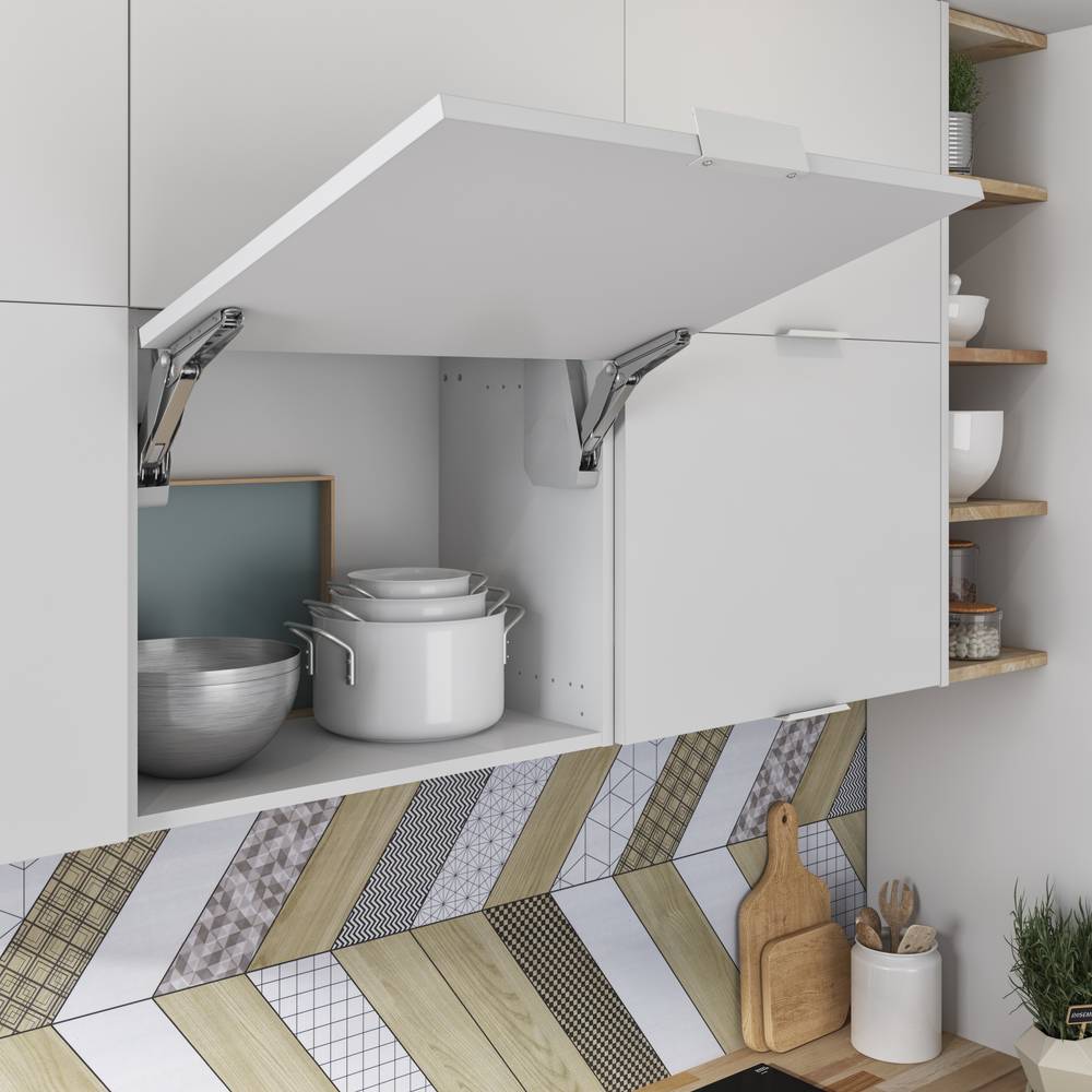 Sistema de elevação com amortecedor porta aço 3,4 x 25 x 17 cm Kesseböhmer