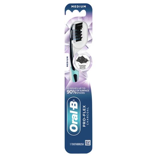 Oral-B Pro-Flex Medium Charcoal Manual Toothbrush