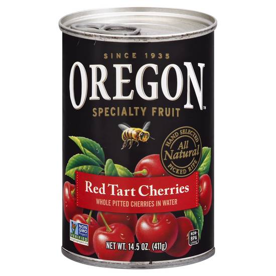 Oregon Whole Pitted Red Tart Cherries in Water