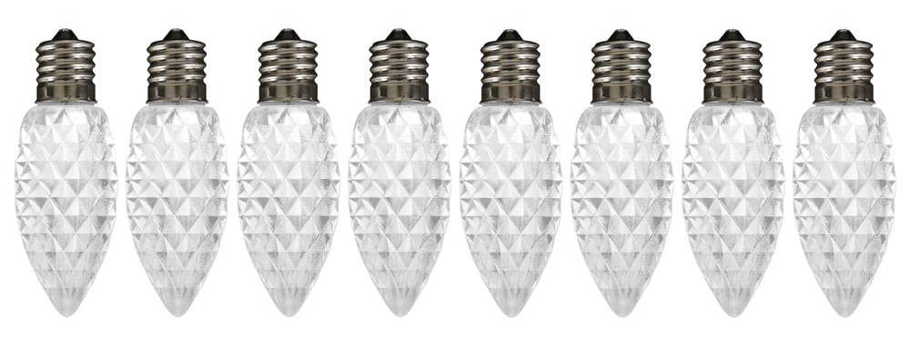Gemmy Commercial Pro Indoor/Outdoor White LED C9 String light bulbs | 111394