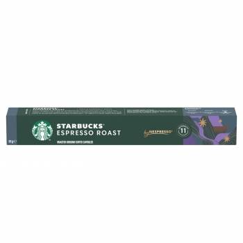 Café cápsulas espresso roast Starbucks compatible con Nespresso 10 ud.