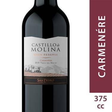 Castillo de molina vino carménère gran reserva (botella 375 ml)