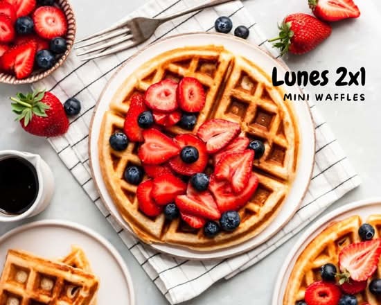 Jugos y waffles Are