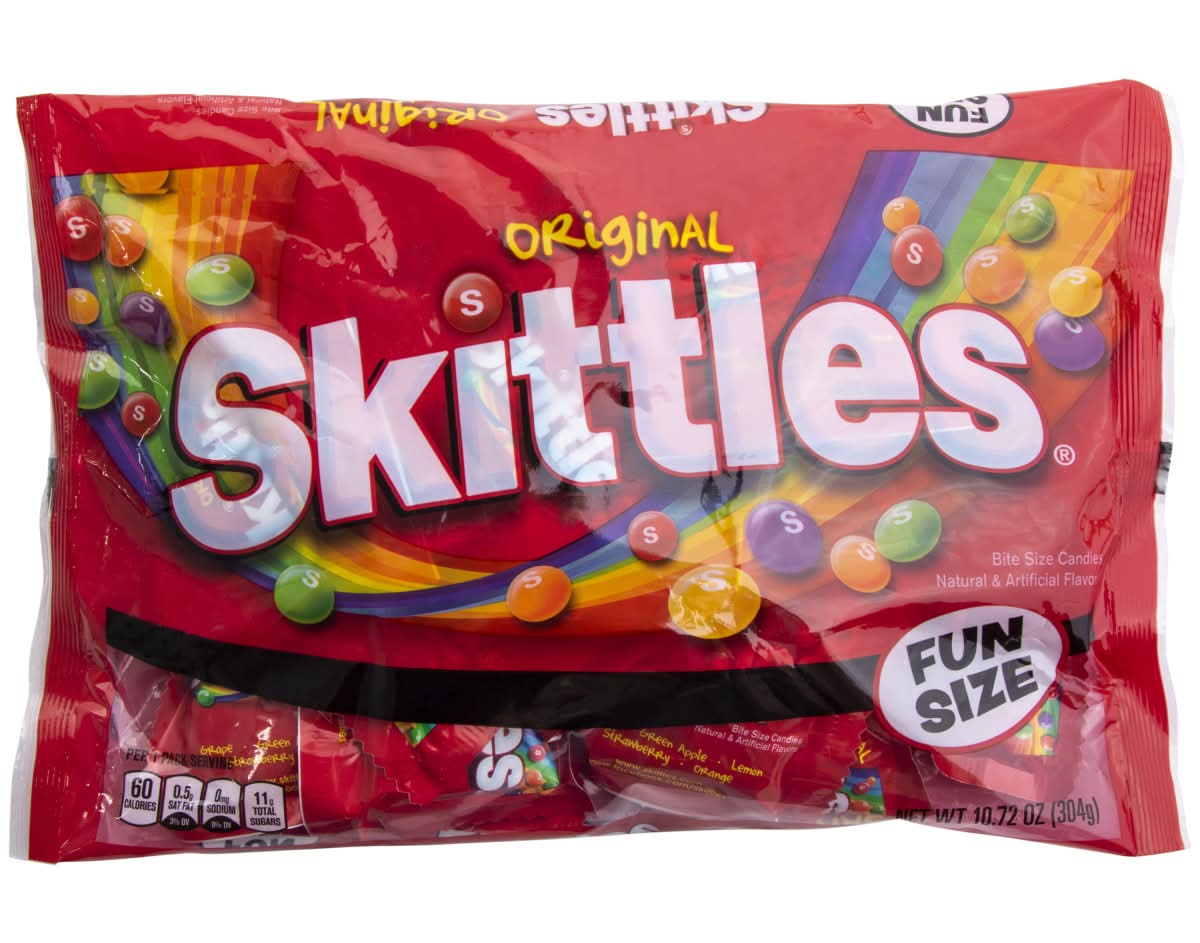 Original Skittles® Fun Size Packs 10.72oz Bag