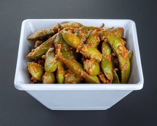 (g176) Spicy Garlic Edamame