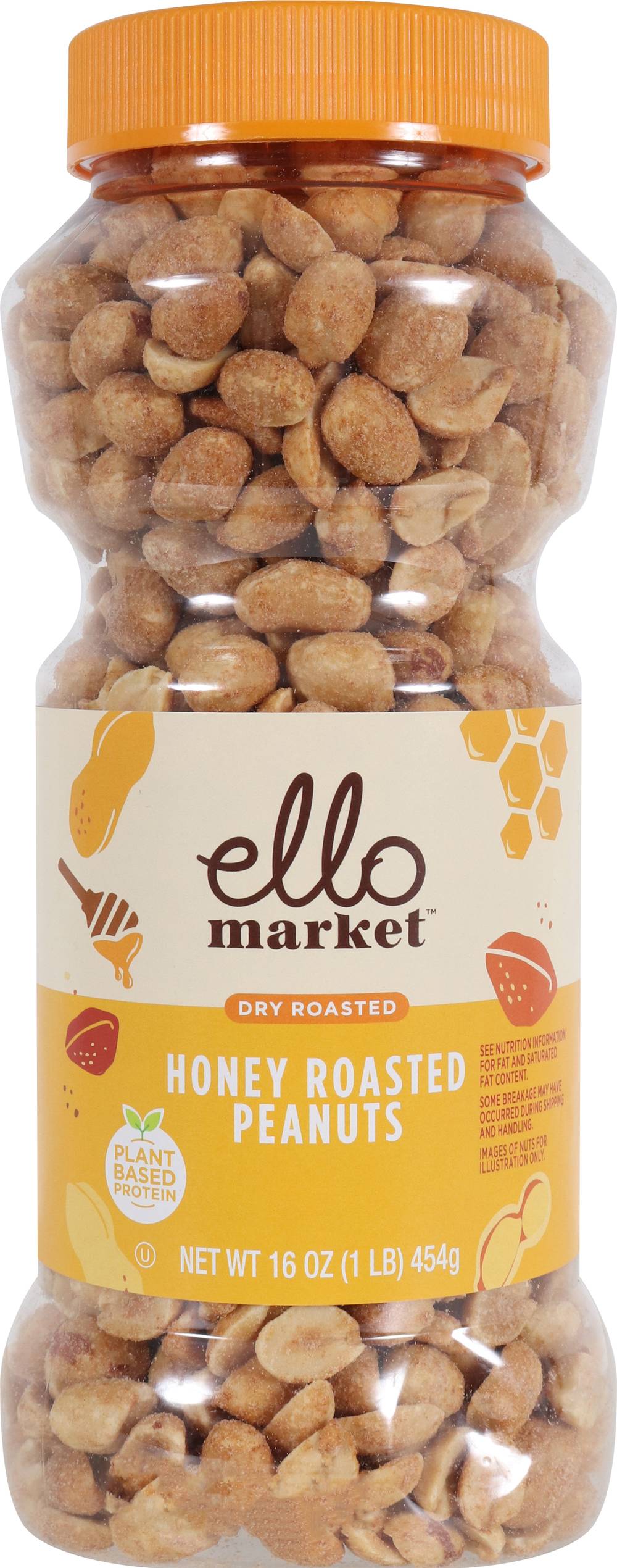 Big Win Dry Roasted Honey Peanuts (16 Oz)