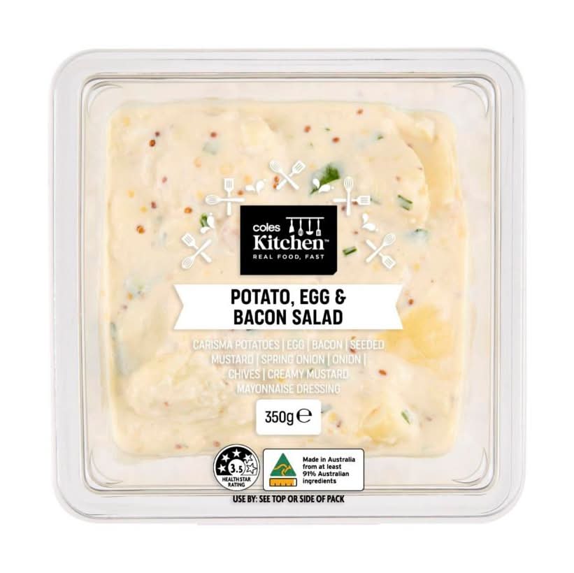 Coles Kitchen Potato & Egg Bacon 350g