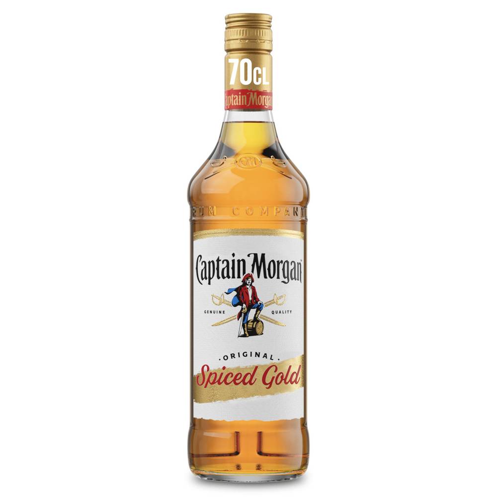 SAVE £4.00 Captain Morgan Spiced Gold Rum Based Spirit Drink 70cl ABV- 35%