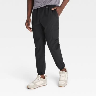All In Motion 360 Lifestyle Utility Cargo Jogger Pants, Men, XL, Black