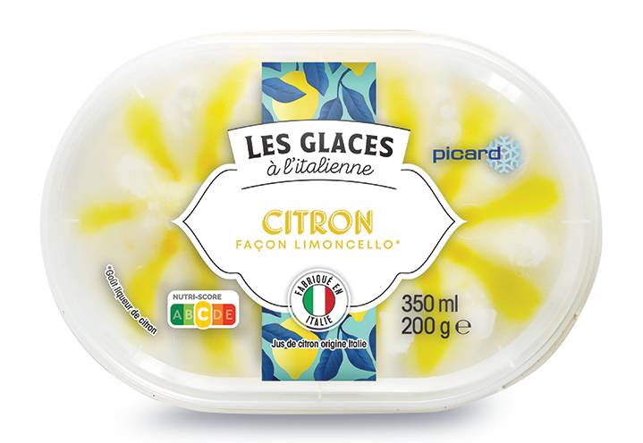 Glace citron façon Limoncello à l'italienne