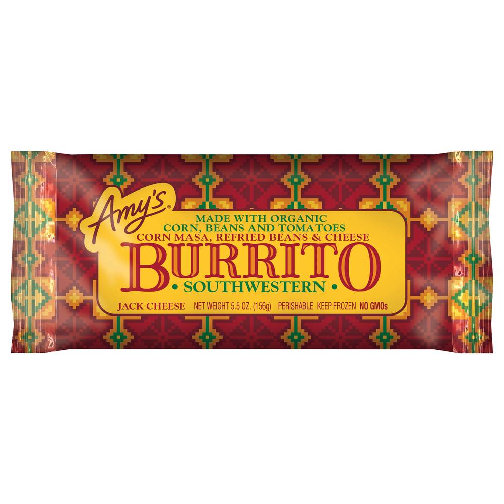 Amy's Southwestern Corn Masa Beans & Cheese Burrito (5.5 oz)